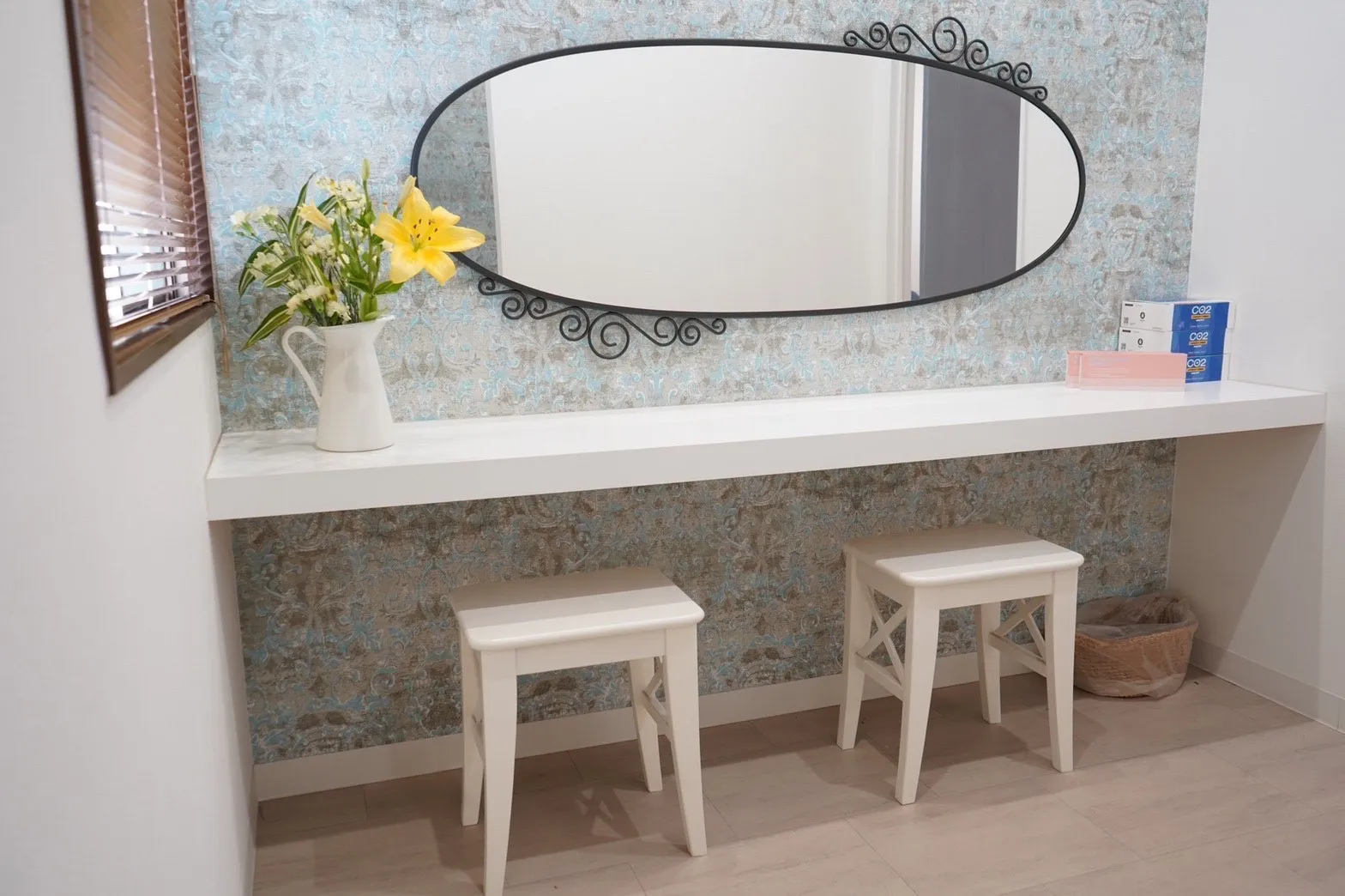 メイク直しできるスペース有♪